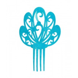 Peineta Azul Sevillana Grande