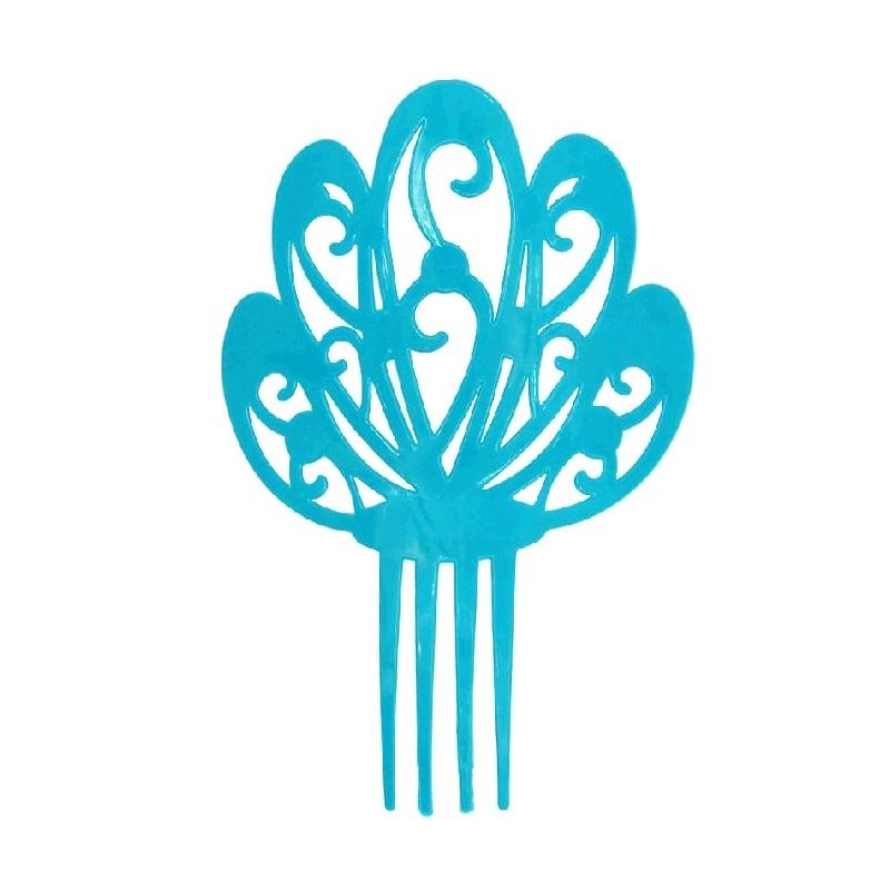 Peineta Azul Sevillana Grande