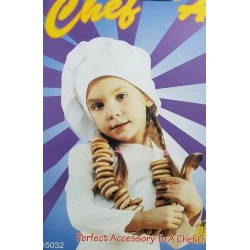 Gorro de Cocinero Infantil Tela