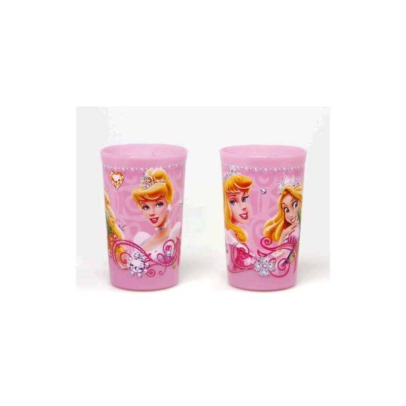 VASO PRINCESAS PLASTICO