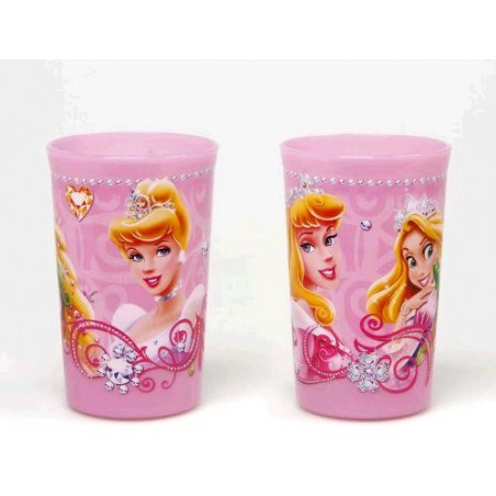 VASO PRINCESAS PLASTICO