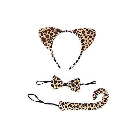 SET LEOPARDO (DIADEMA,RABO Y PAJARITA)