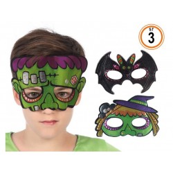 Antifaz Hallowen Infantil 3 Modelos