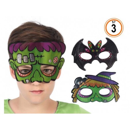 Antifaz Hallowen Infantil 3...