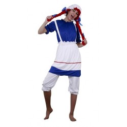 Disfraz de Muñeca de Trapo para mujer