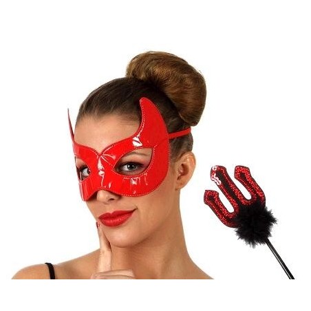 ANTIFAZ DIABLESA CON TRIDENTE