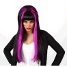 PELUCA ARAÑA MELENA MECHON VIOLETA