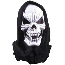 MASCARA ESQUELETO CON CAPUCHA