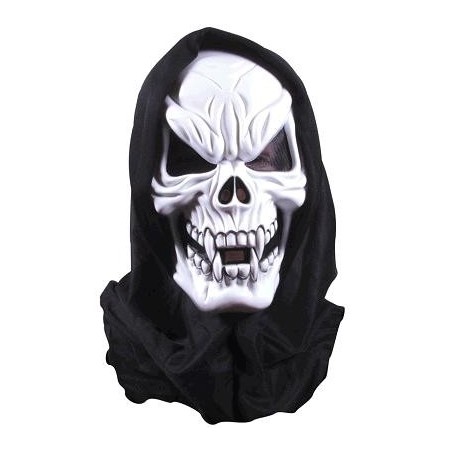 MASCARA ESQUELETO CON CAPUCHA