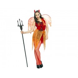 Disfraz de Demonia con Alas para mujer
