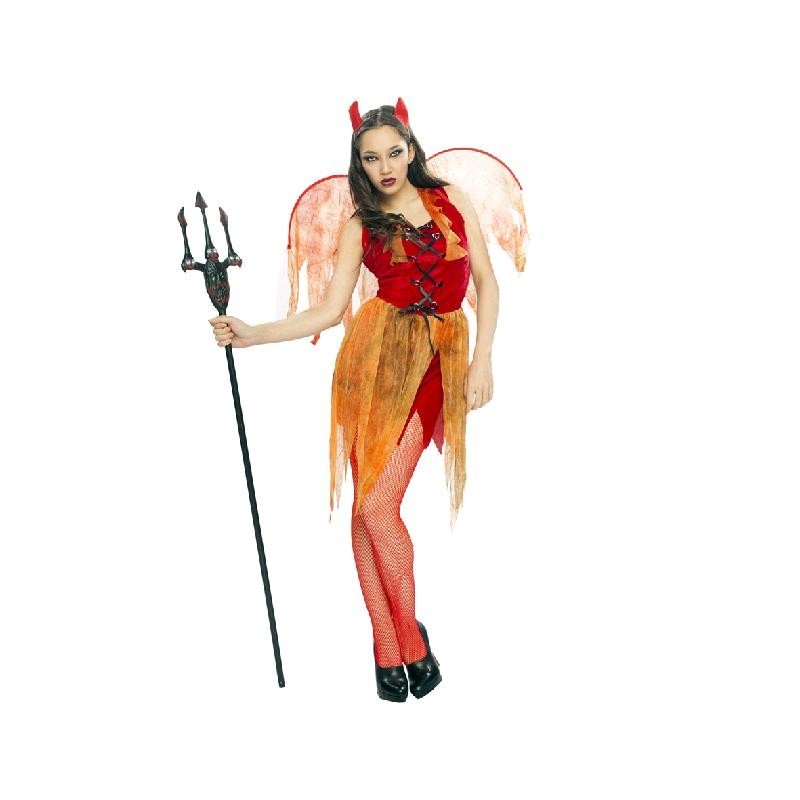 Disfraz de Demonia con Alas para mujer