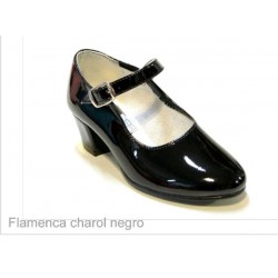 ZAPATOS SEVILLANA NEGRO CHAROL T.39-41