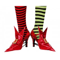 CUBREZAPATOS BRUJA EN ROJO