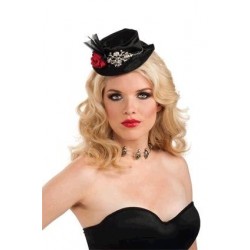 DIADEMA MINI SOMBRERO GÓTICO