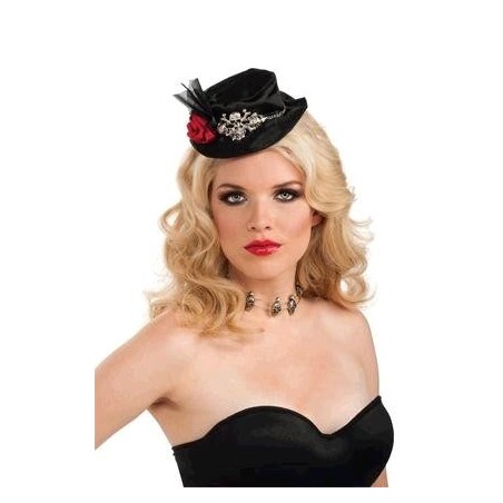 DIADEMA MINI SOMBRERO GÓTICO