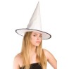 SOMBRERO BRUJA CHAROL BLANCO