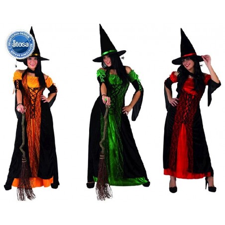 Disfraz de Bruja 3 Colores...