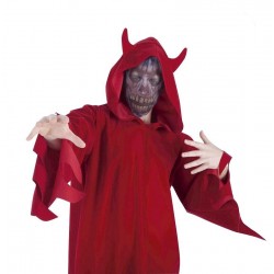 MÁSCARA CALAVERA ZOMBIE DE TELA