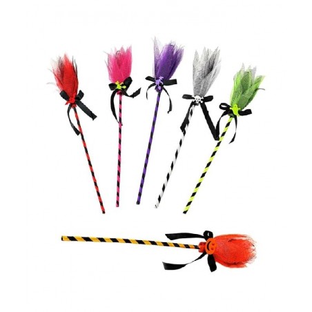 Escoba de Bruja con Tul de...