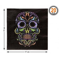 Servilletas Catrina Halloween 20 un.