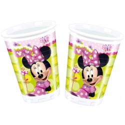 VASOS MINNIE 8 UNID.