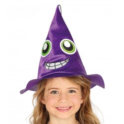 Sombrero de Bruja Lila Infantil