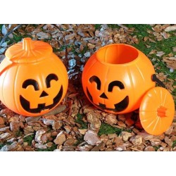 Calabaza Cesto con Tapa 17x14 cm.