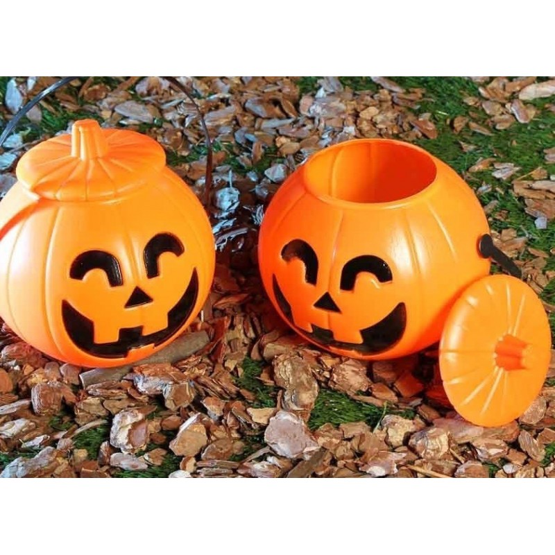 Calabaza Cesto con Tapa 17x14 cm.