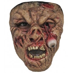 Máscara de Zombie con Ojo Colgando