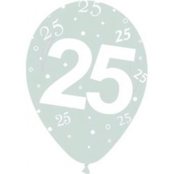 GLOBO Nº 25 PLATA 10 UNID.