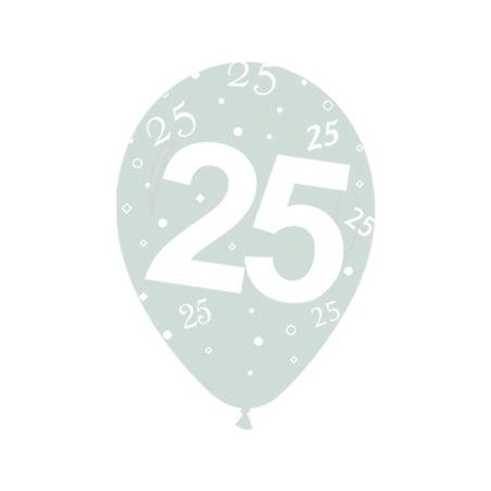 GLOBO Nº 25 PLATA 10 UNID.