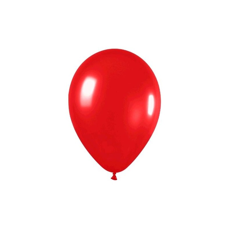 Globo Rojo Bolsa 50 unidades