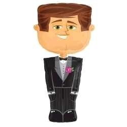 Globo Novio Gigante de 75"