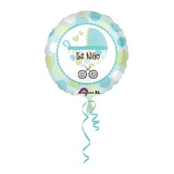 GLOBO FOIL ES UN NIÑO 18"/45 CM.