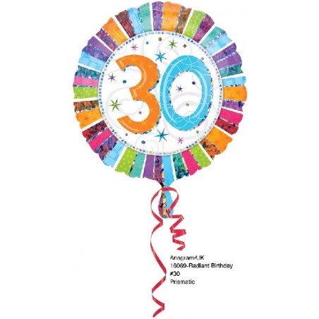 GLOBO FOIL HOLOGRAFICO Nº30