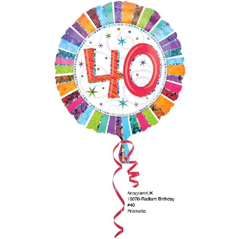 GLOBO FOIL Nº 40 HOLOGRAFICO