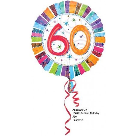 GLOBO FOIL Nº60 HOLOGRÁFICO