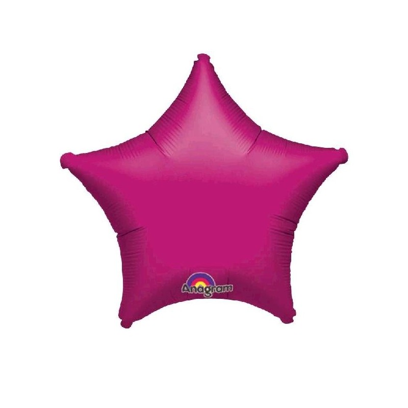 Globo Estrella Fucsia 45 cm.