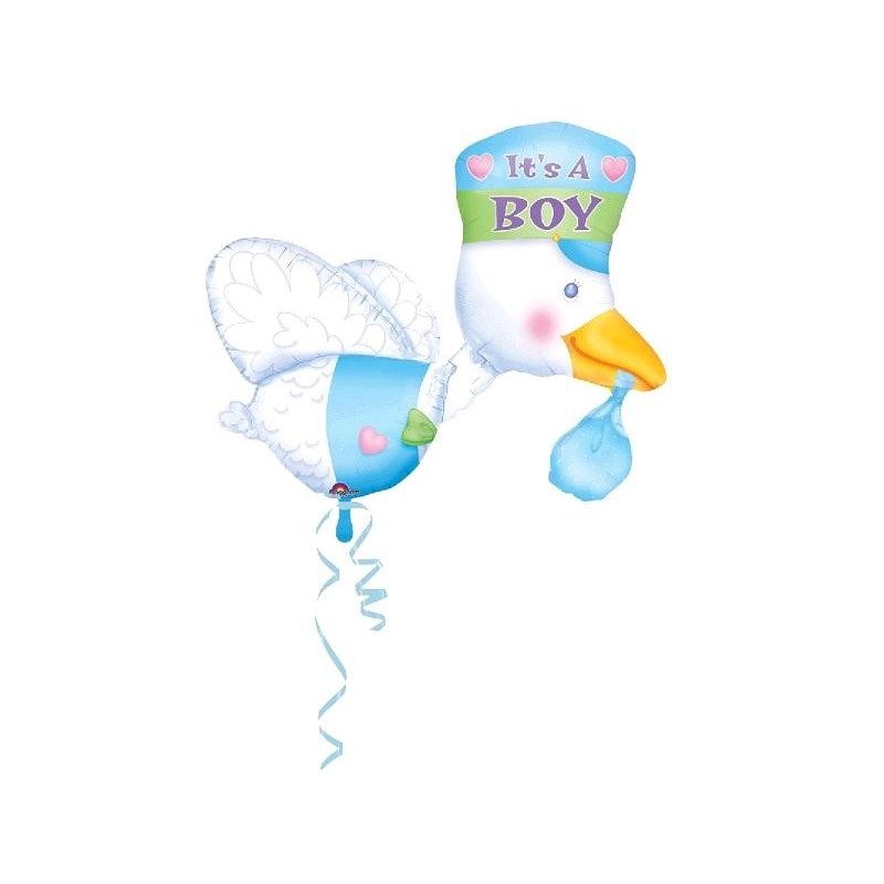 Globo Cigueña Niño de 75"