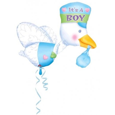 Globo Cigueña Niño de 75"