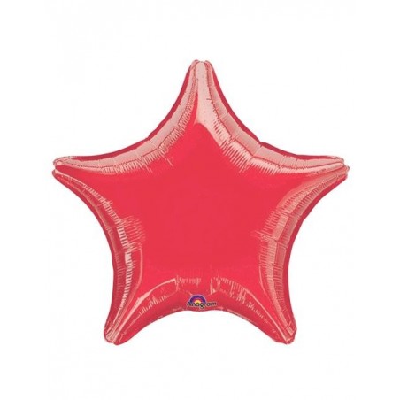 Globo Estrella Rojo 45 cm.