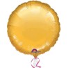 Globo Círculo Foil en Oro 18"/45 cm.