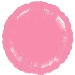 Globo Círculo Foil en Rosa 18"/45 cm.