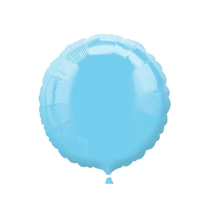 Globo Círculo Foil en Azul 18"/45 cm.