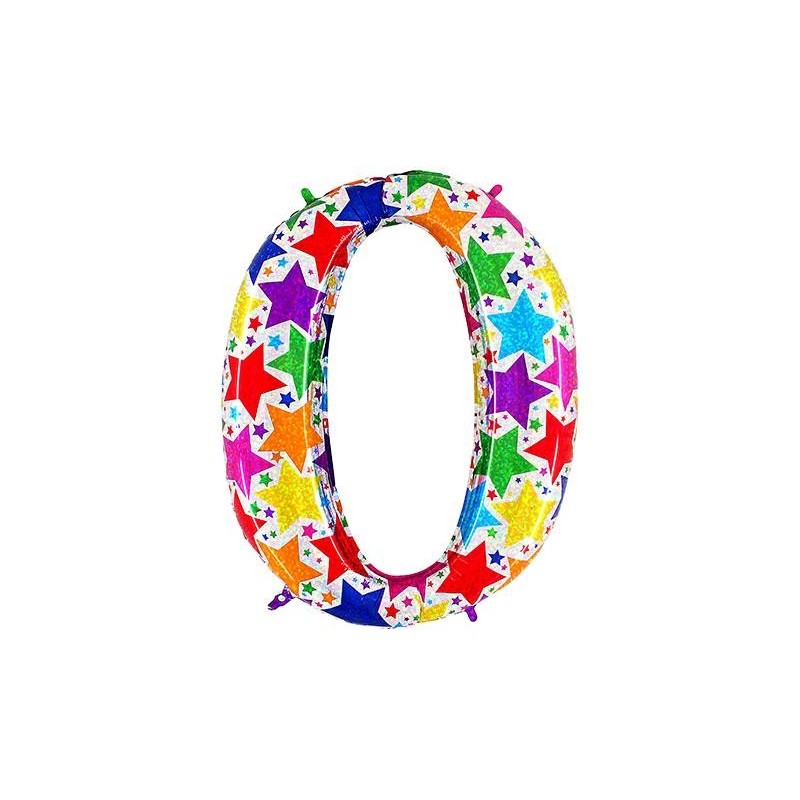 Globo Nº0 Holográfico 40"102 CM.