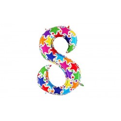 Globo Nº8 Holográfico 40"102 CM.