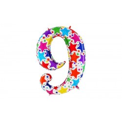 Globo Nº9 Holográfico 40"102 CM.