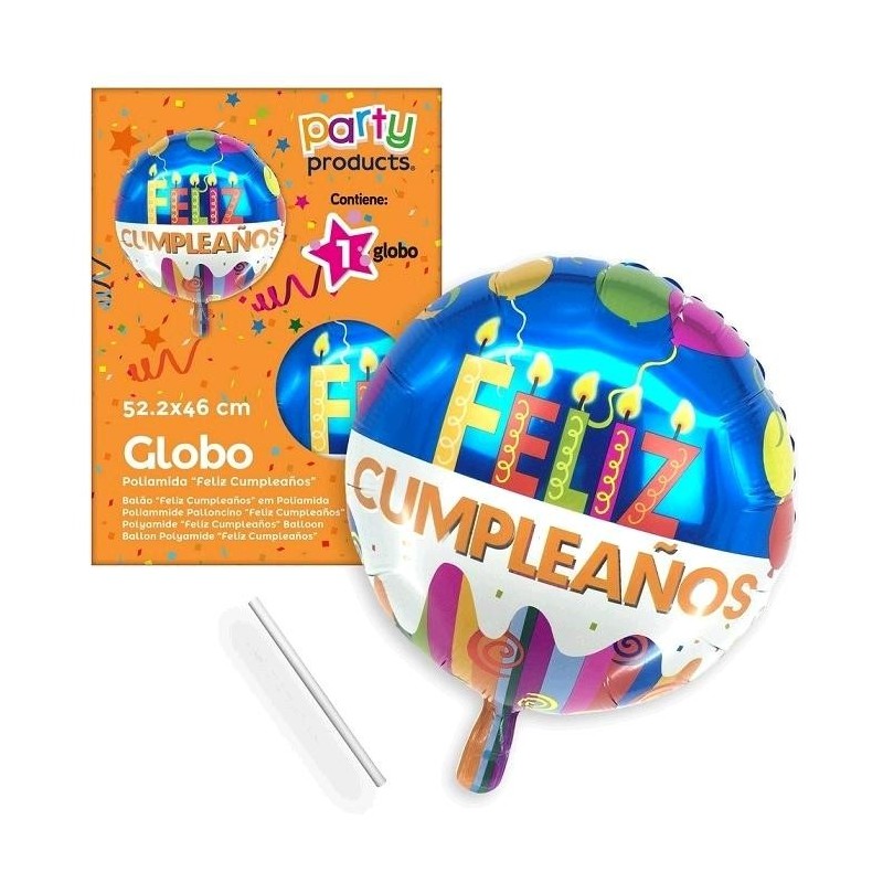 Globo"Feliz Cumpleaños" Poliamida