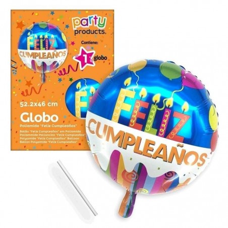 Globo"Feliz Cumpleaños"...