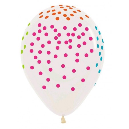 Globo Cristal Confeti 12...
